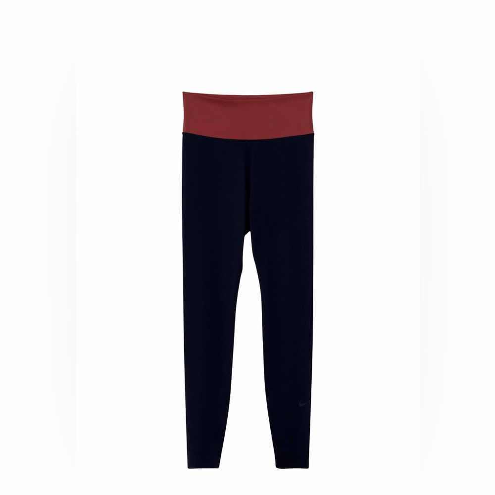 Nike Black and Rusty Orange Leggings